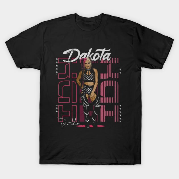 Dakota Kai Retro T-Shirt by MunMun_Design